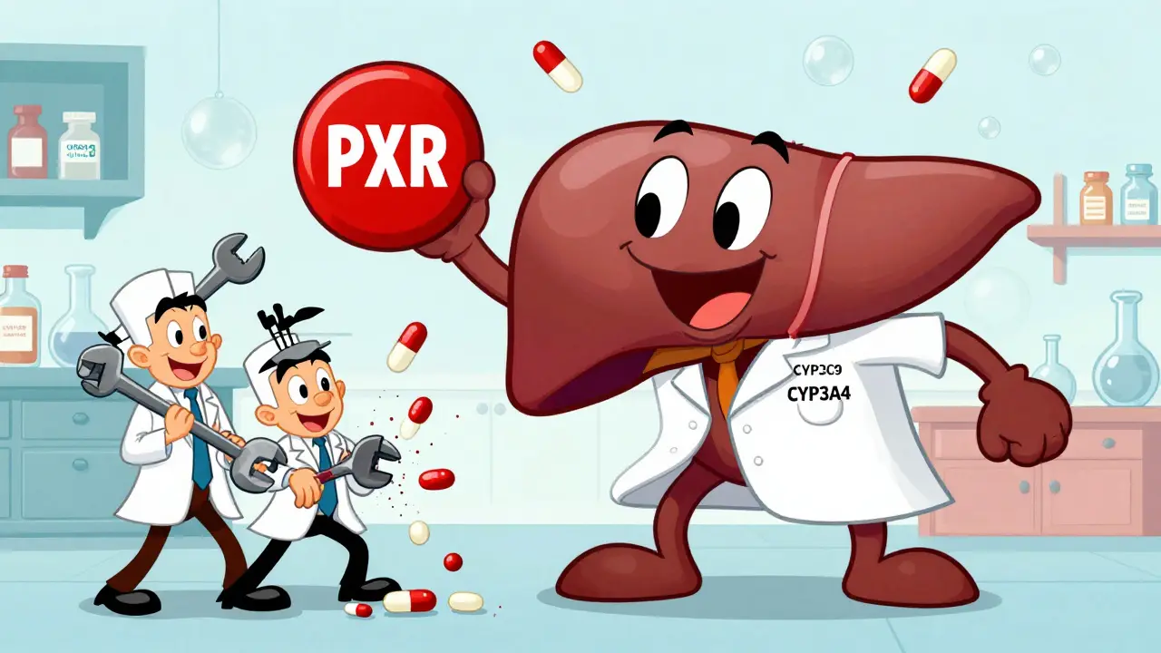 Rifampin Induction: How It Lowers Anticoagulant and Antiviral Levels