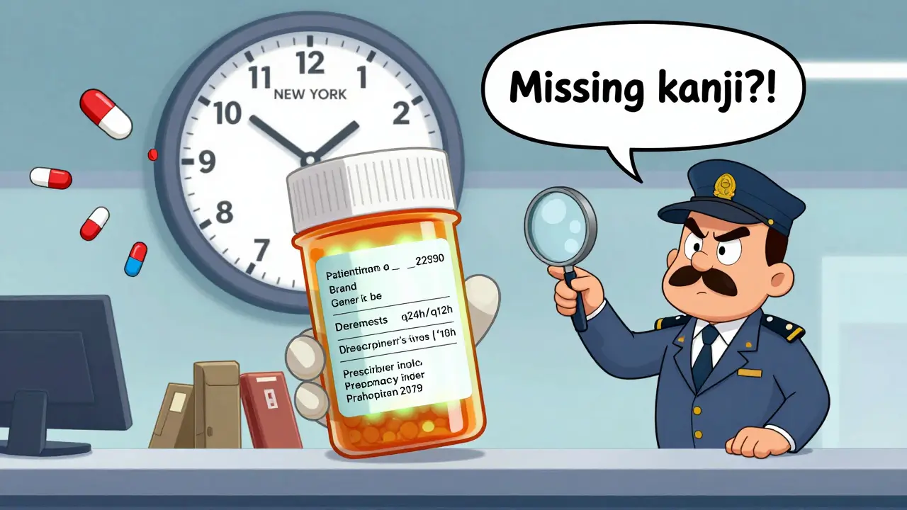 How to Read Prescription Labels When Traveling or Crossing Time Zones