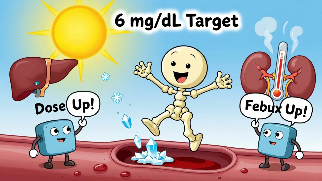 Urate Targets in Gout: How Allopurinol and Febuxostat Help You Reach Your Goal