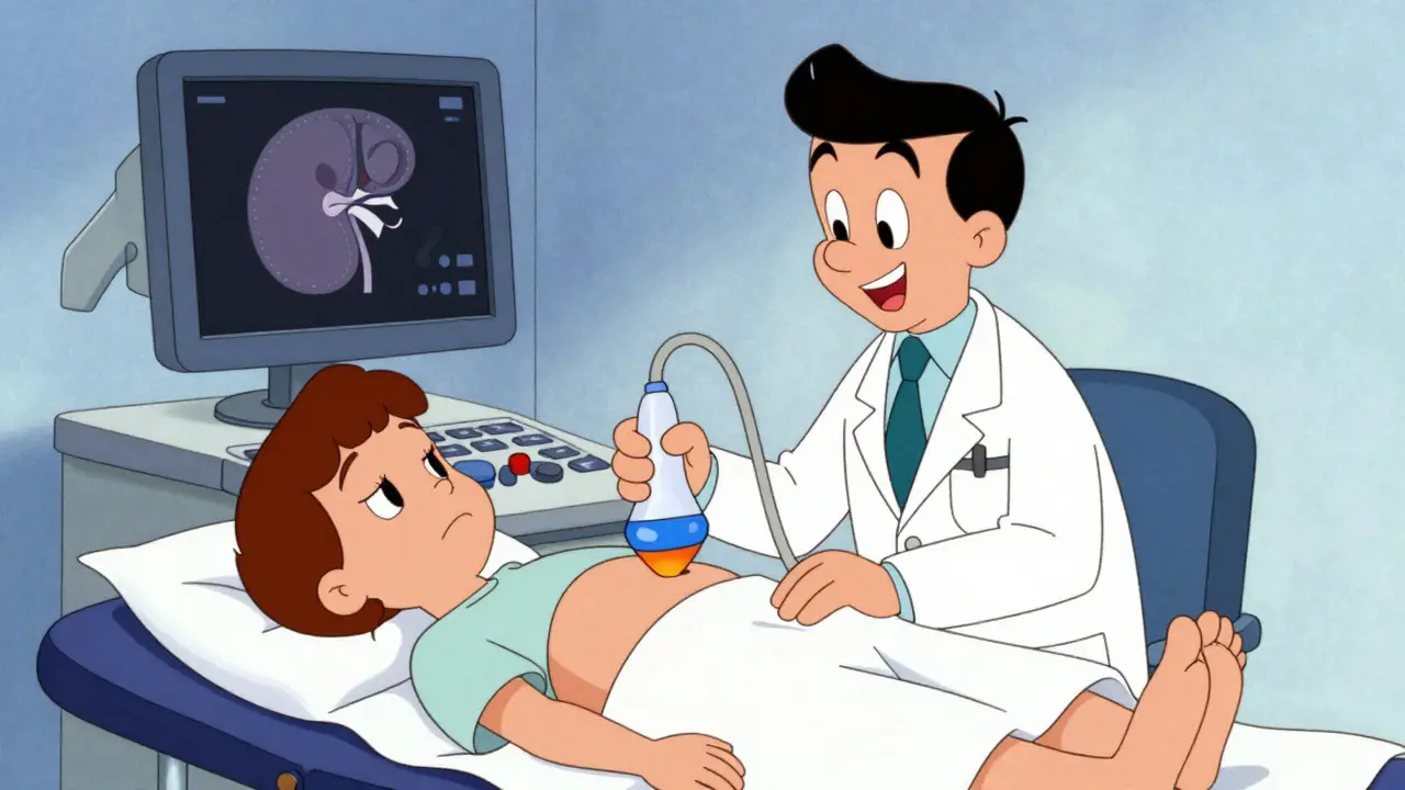 Renal Ultrasound and Imaging: Evaluating Obstruction and Size