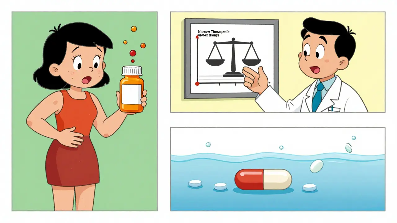 Illustration showing clinical scenarios for authorized generics