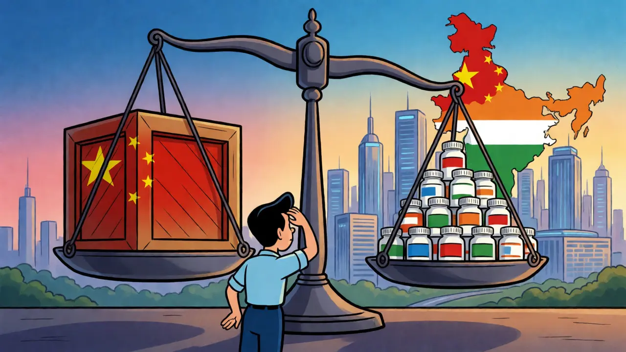 Procurement manager weighs China's API dominance against India's growing market share.